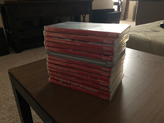 Doesn’t that pile make you forget the meaninglessness of it all? Er, I mean, make you happy?